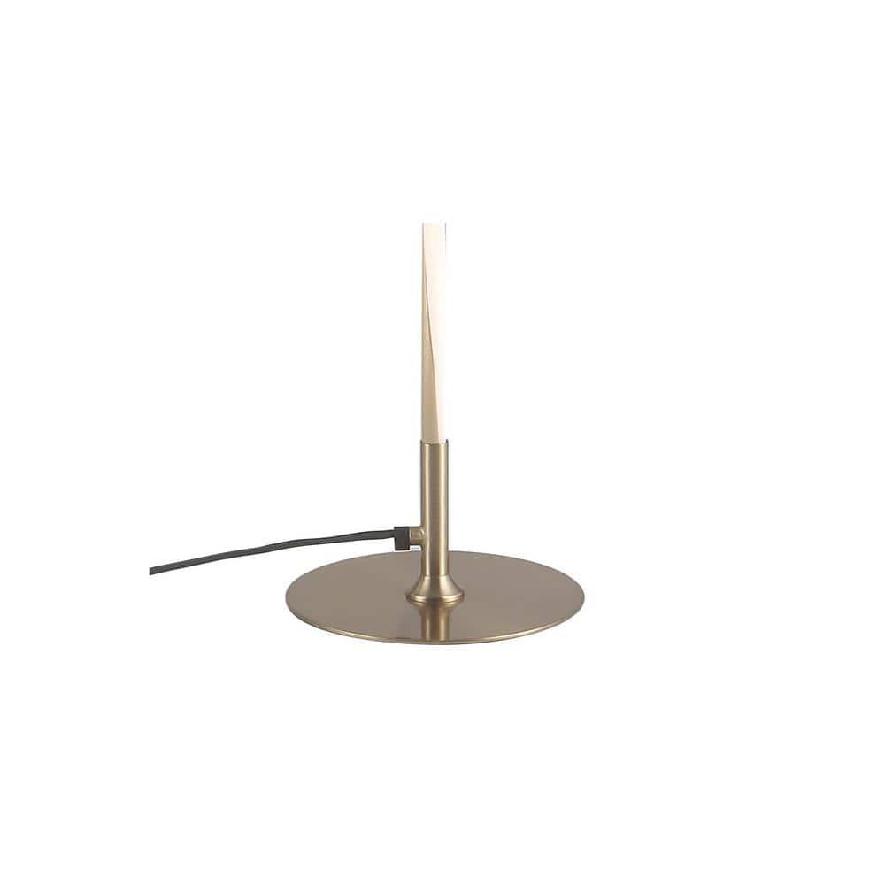 JONATHAN Y JYL7006B Pilar 63.75" LED Integrated Floor Lamp, Modern, Contemporary for living room, dinning room, bedroom, office, Gold