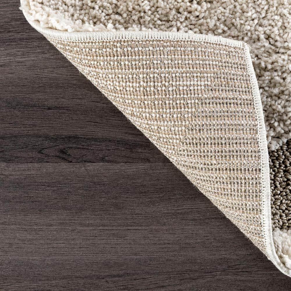 nuLOOM Carolyn Modern Shag Area Rug, 9' 2" x 12', Cream