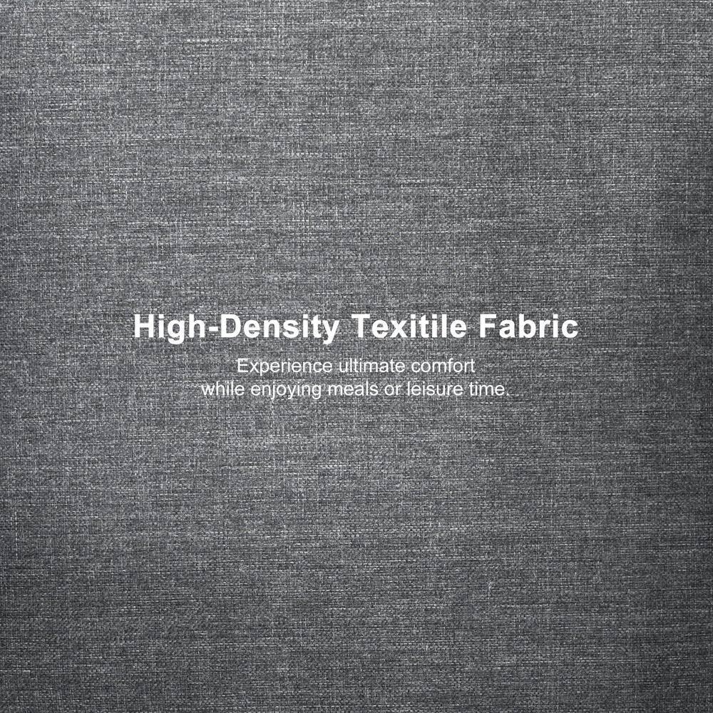 PURPLE LEAF 7 Pieces Outdoor Dining Set All-Weather PE Rattan Outdoor Patio Furniture Set with All Aluminum Frame Rectangular Table and Chairs Set for Lawn Garden Backyard Deck, Grey