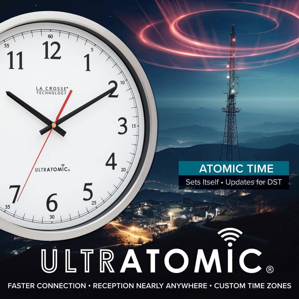 Weatherholt 14" UltrAtomic Metal Wall Clock