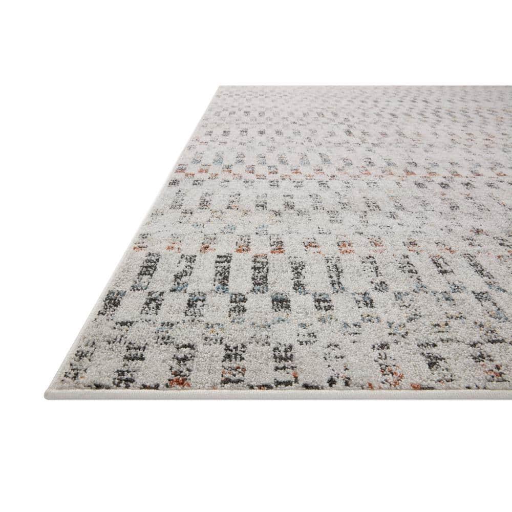 Loloi II Kamala Grey / Multi 5'-3" x 7'-9" Area Rug