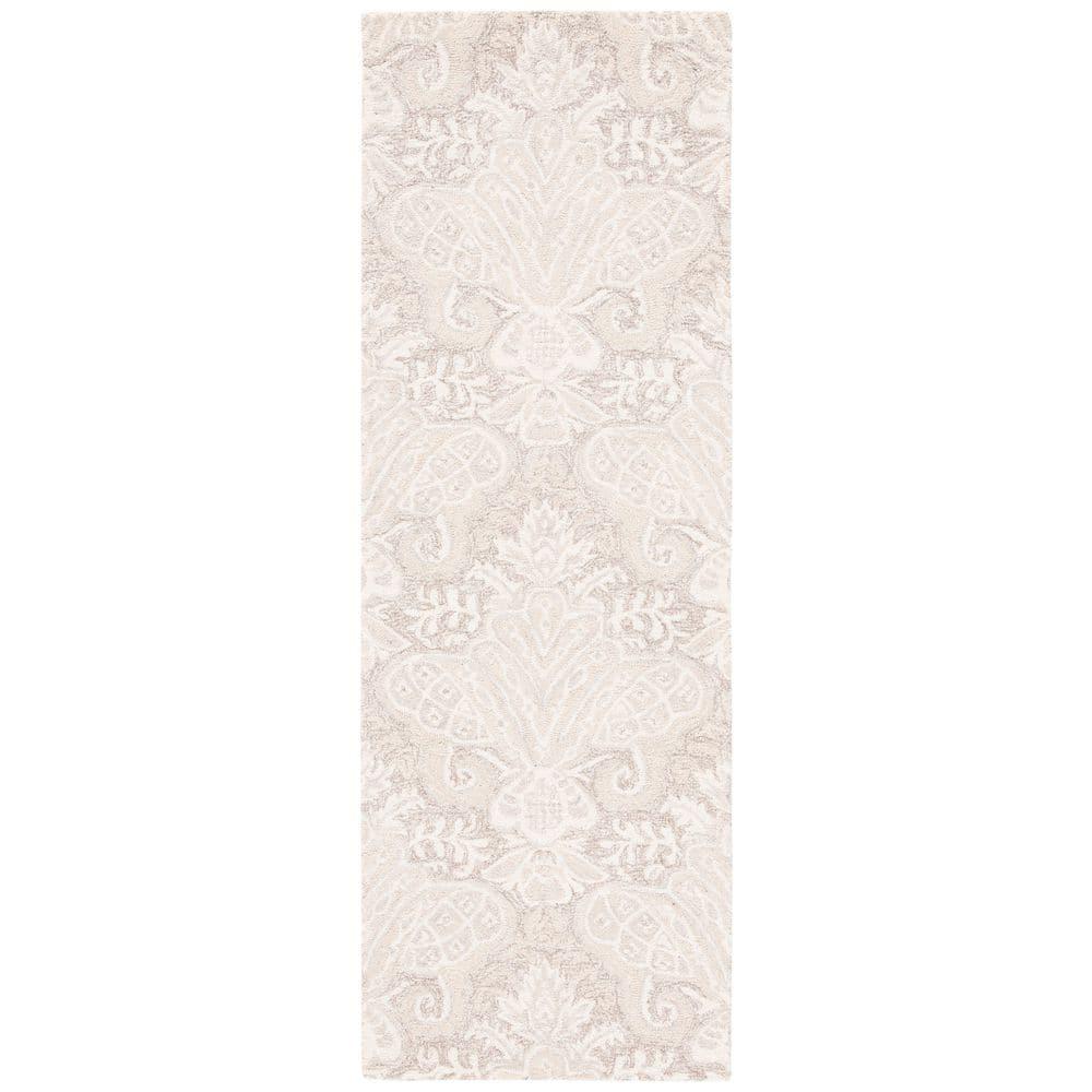 Micro-Loop MLP539 Hand Tufted Accent Rug - Beige - 2'3"x5' - Safavieh.