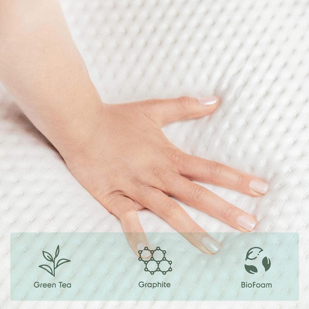 Nestl Nestl Green Tea Cooling Memory Foam Mattress