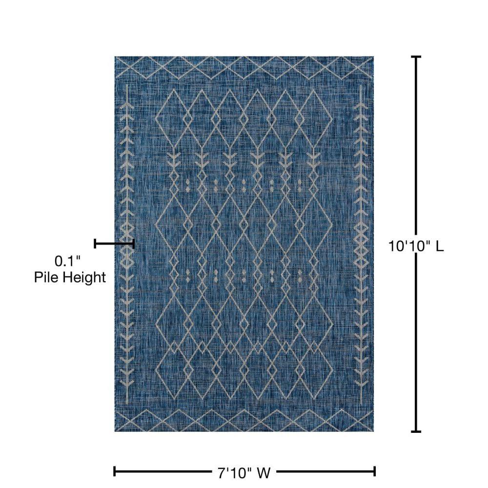 Momeni Villa Monaco Blue/Gray Indoor/Outdoor Rug