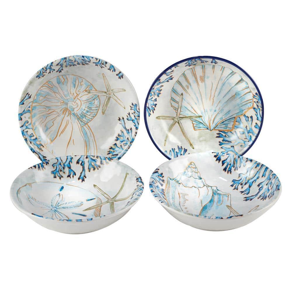 Certified International Playa Shells Set Of 4 Soup Bowl