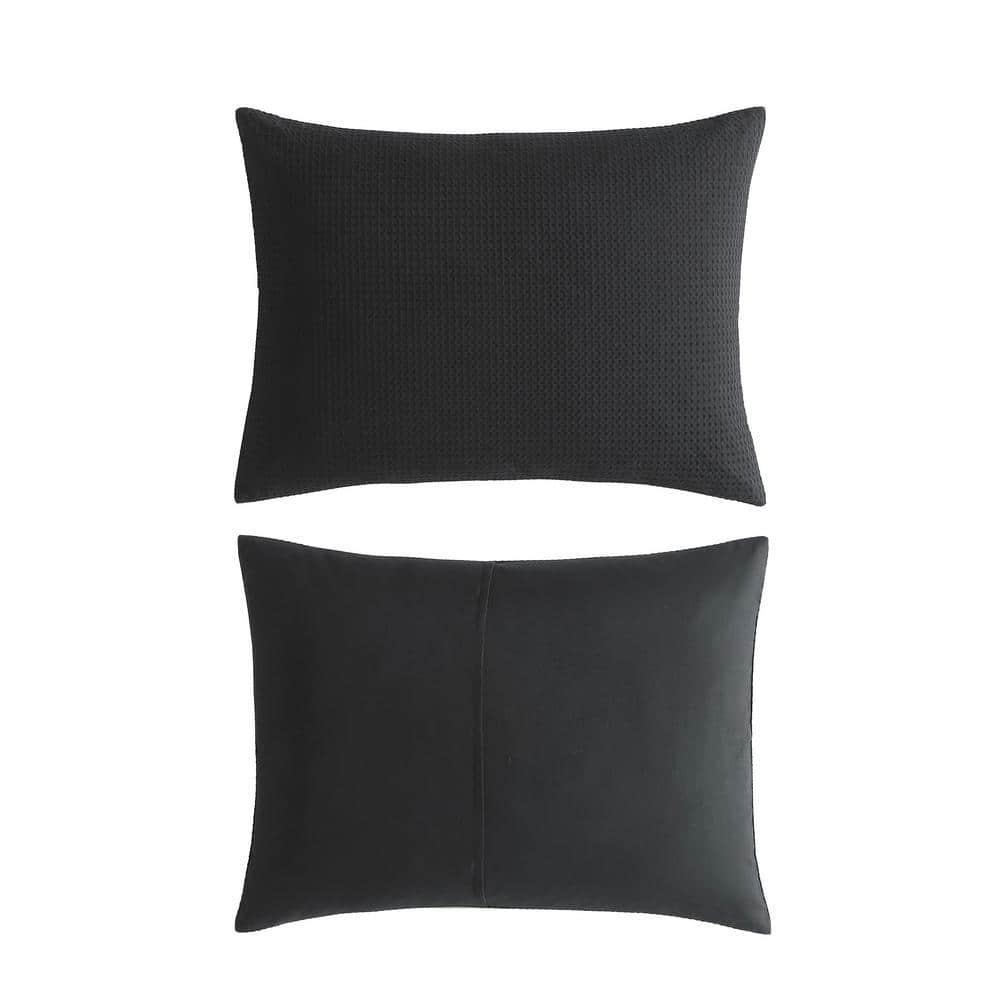 Vera Wang Waffle Pique Solid Cotton Comforter Set