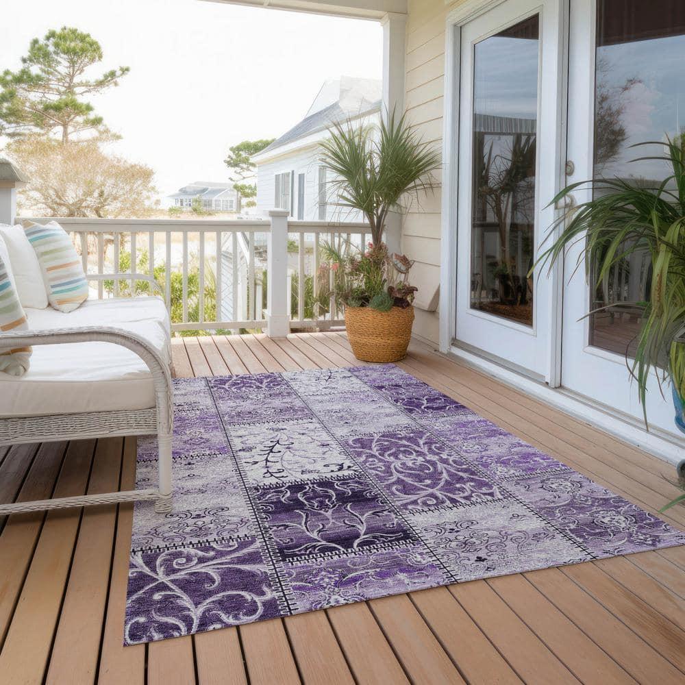 Chantille ACN566 Alfombra Morada de 26" x 310"