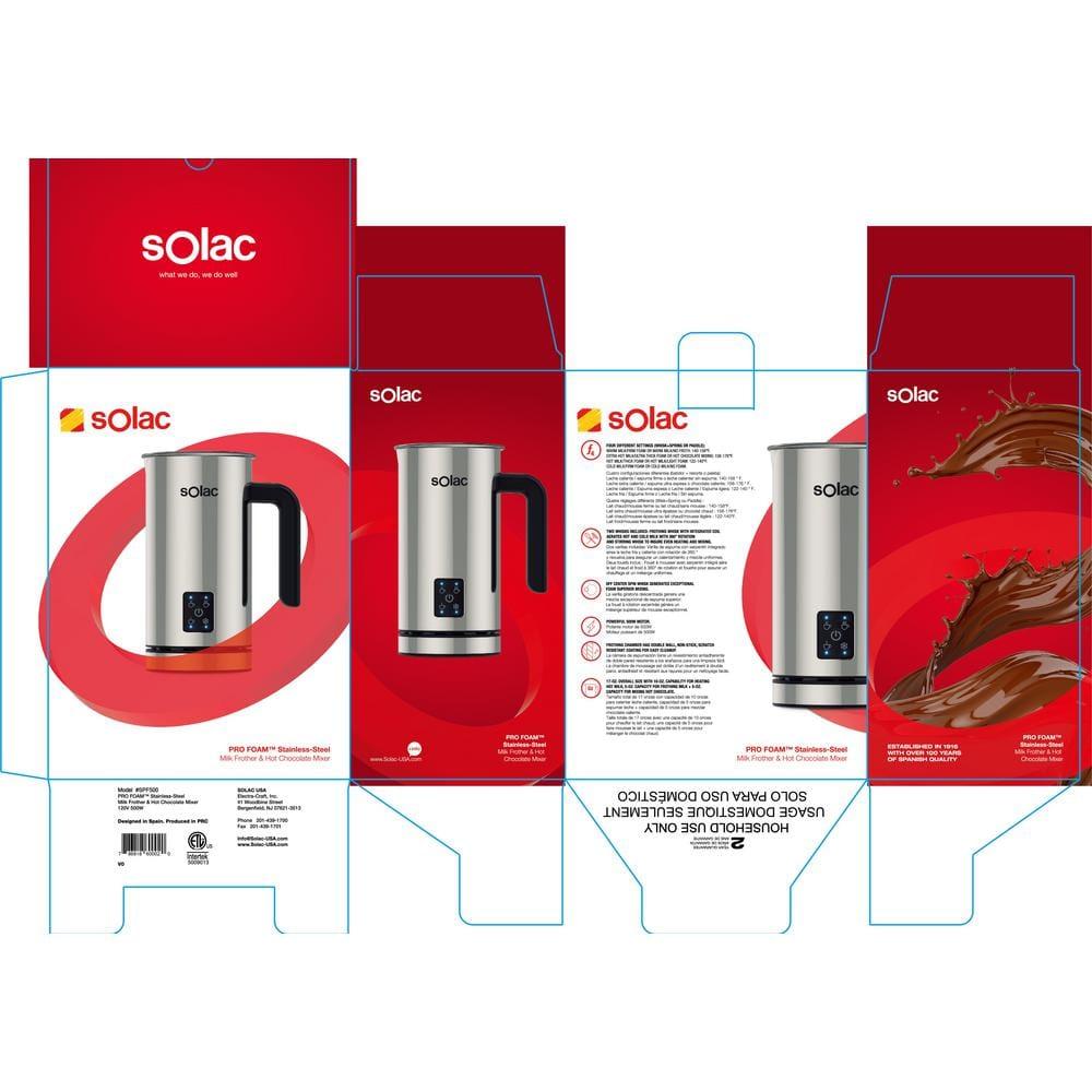 Solac Solac Pro Stainless Steel Automatic Milk Frother