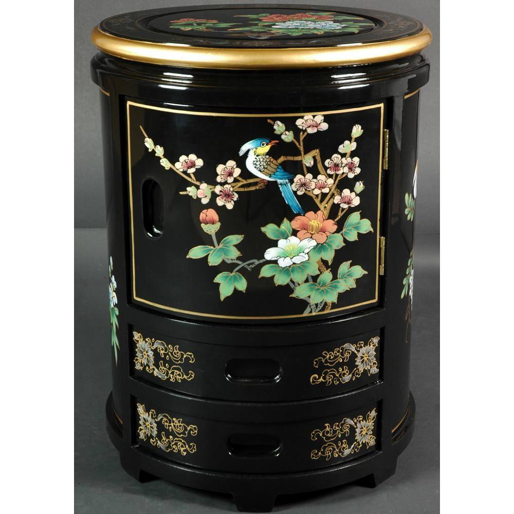 Oriental Furniture Japanese Stool