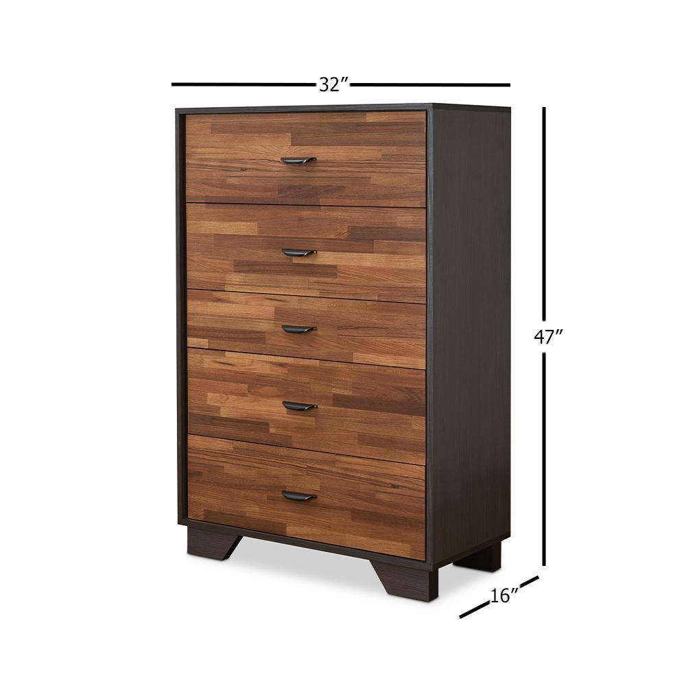 Acme Eloy Storage Chest in Walnut and Espresso