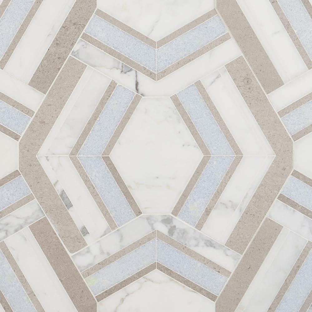 Bond Tile Tenor Marble Random Mosaic Wall & Floor Tile