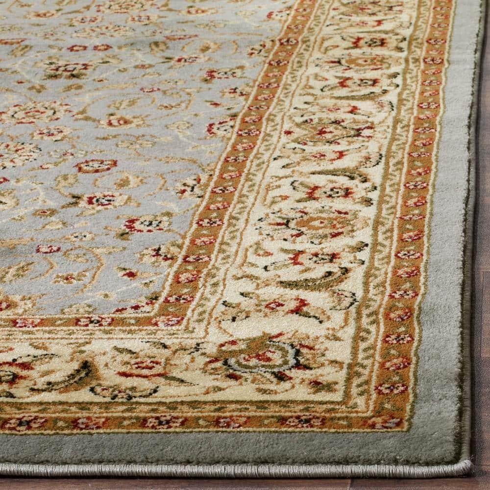 Lyndhurst LNH312 Power Loomed Area Rug - Light Blue/Ivory - 10'x14' - Safavieh