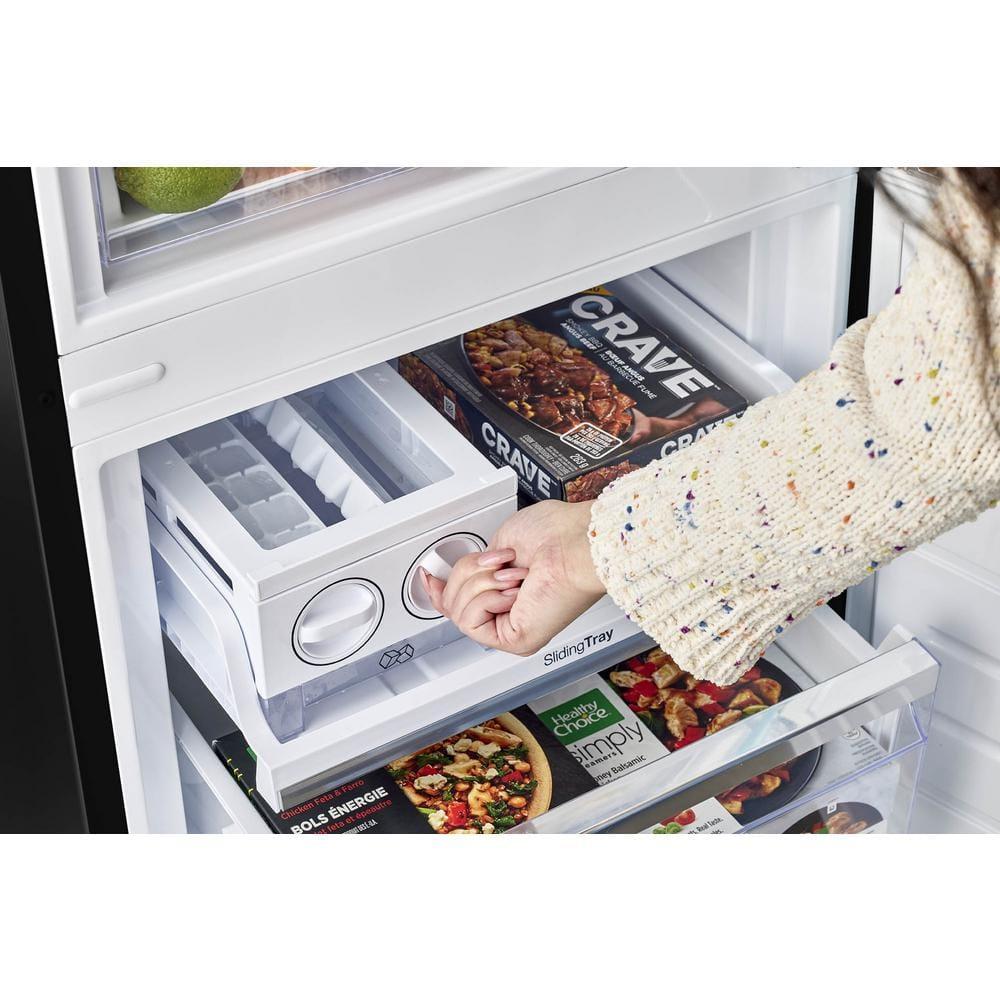 Unique Appliances Classic Retro 24 In 12 Cu.ft Bottom Mount Fridge Auto Defrost, Energy Star Certified, Counter Depth UGP-340L B AC
