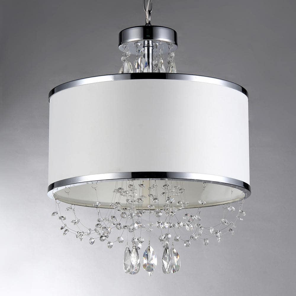Warehouse of Tiffany Hera Shaded Crystal 4-light Chandelier