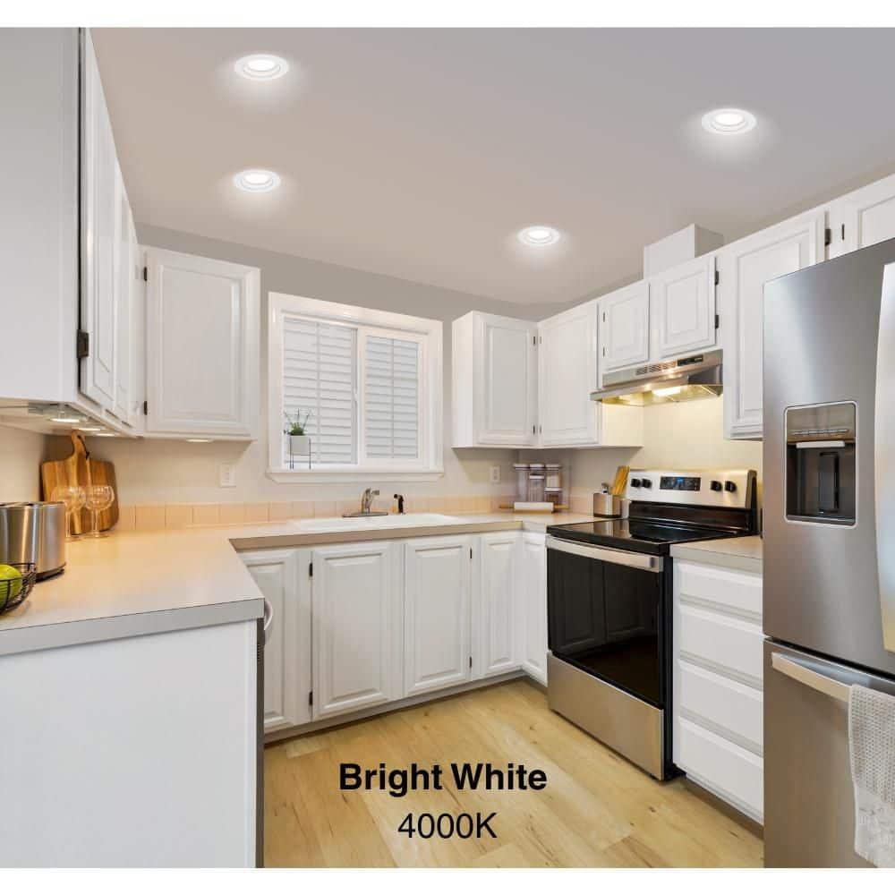 Commercial Electric 4" Lumen/Color Select LED Recessed Downlight Retro Fit Trim