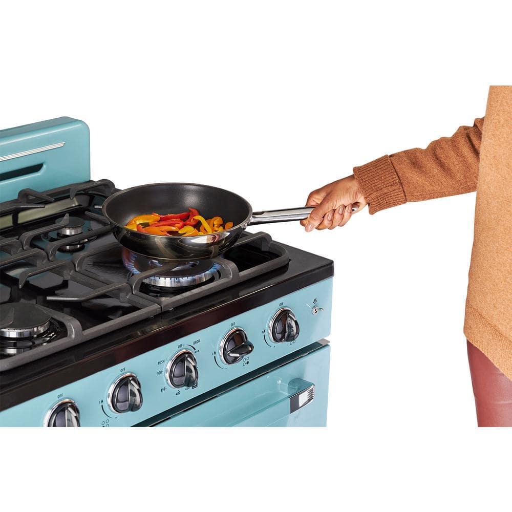 Unique Appliances Classic Retro 30" 4 burner 3.9 cu. ft. Freestanding Gas Range with Convection Oven UGP-30CR T