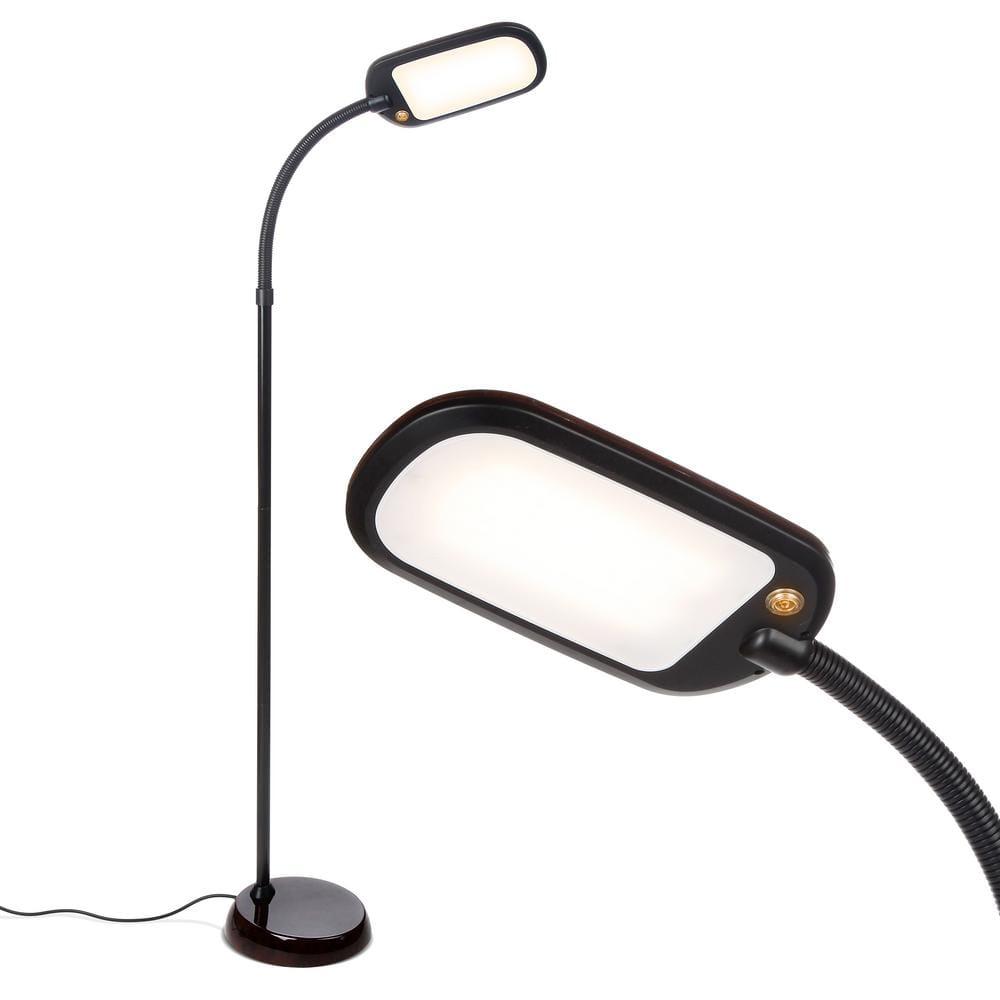 Brightech Litespan Slim 55 in. Industrial Dimmable LED Directional Task Floor Lamp