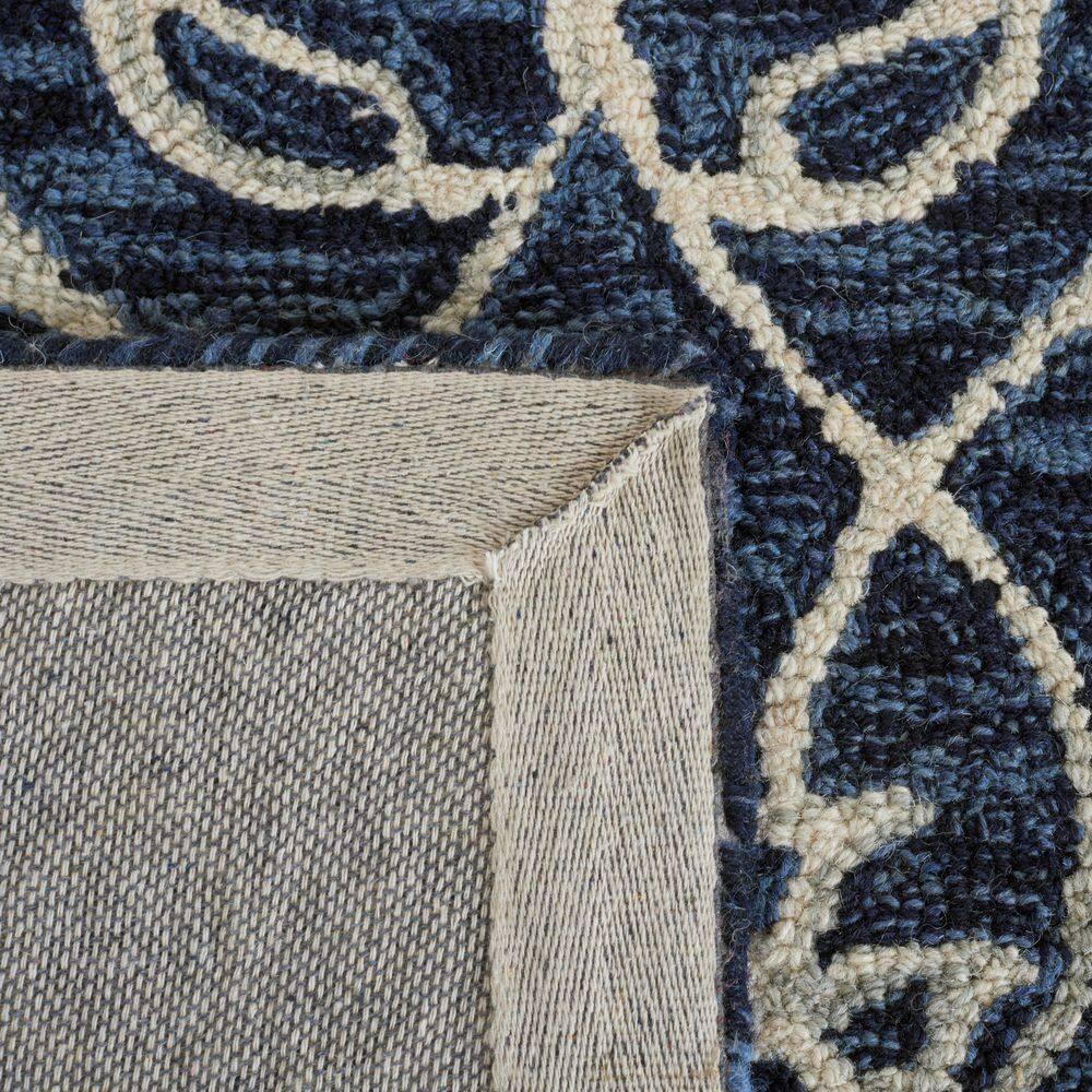 Jardin JAR601 Hand Tufted Accent Rug - Navy/Ivory - 3'x5' - Safavieh