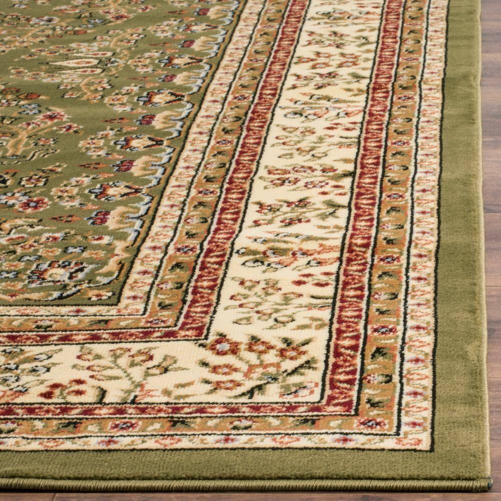 Lyndhurst LNH331 Power Loomed Area Rug - Sage/Ivory - 4'x6' - Safavieh.