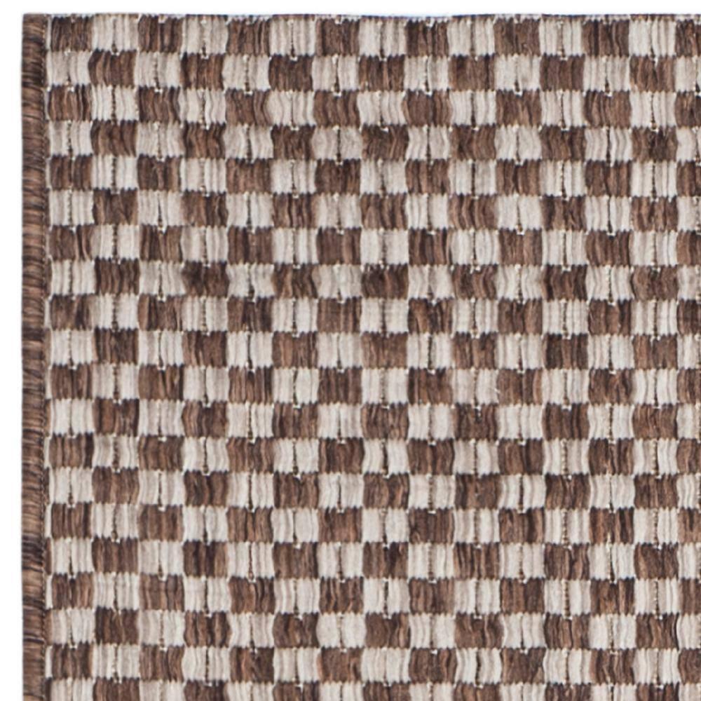Courtyard CY8653 Power Loomed Indoor and Outdoor Runner Rug - Light Brown/Light Grey - 2'3"x6'7" - Safavieh