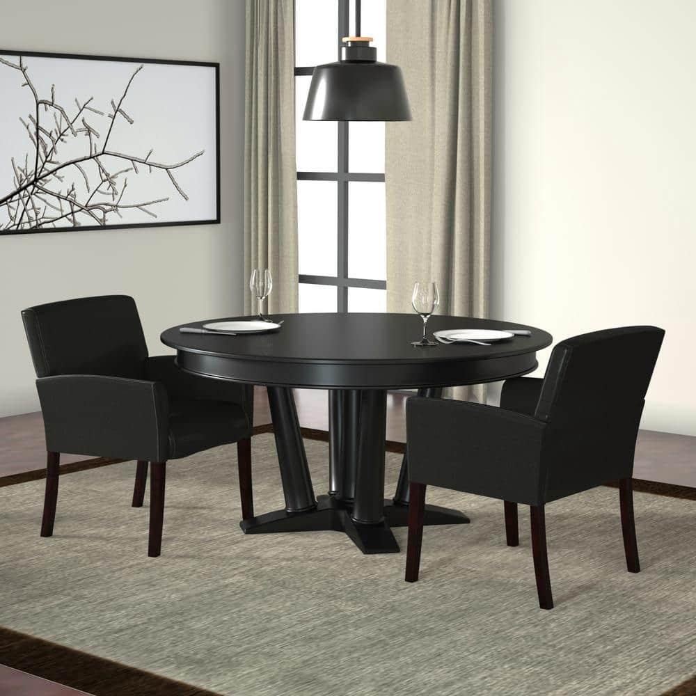 Boss Office Products Black Reception Waiting Room Chair