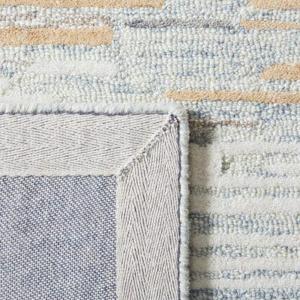 Metro MET902 Hand Tufted Indoor Area Rug - Natural/Gold - 8'x10' - Safavieh