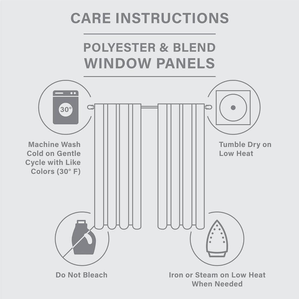 Madison Park Harper Solid Crushed Curtain Panel Pair (Set of 2)