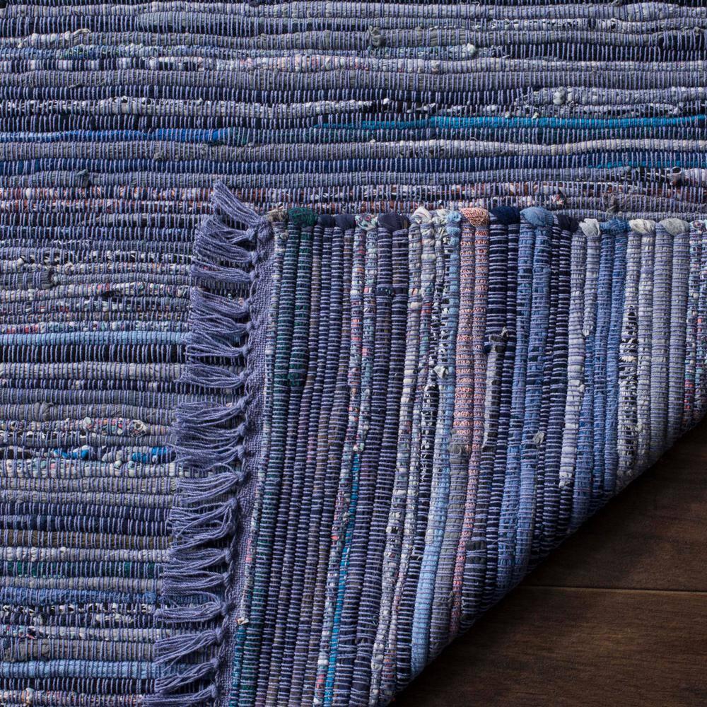 Rag Rug RAR121 Hand Woven Indoor Accent Rug - 2'6"x4' - Purple/Multi - Safavieh