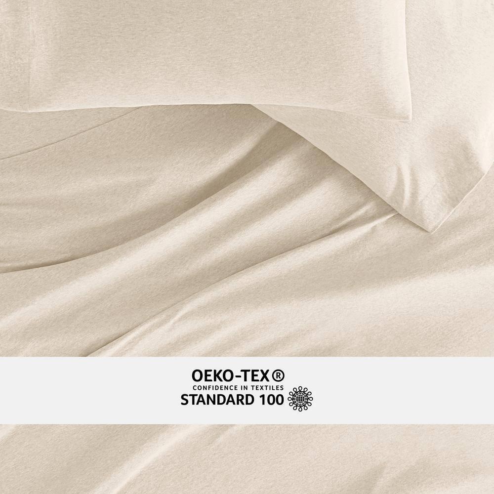 4 Piece 100% Cotton Jersey Knit Sheet Sets