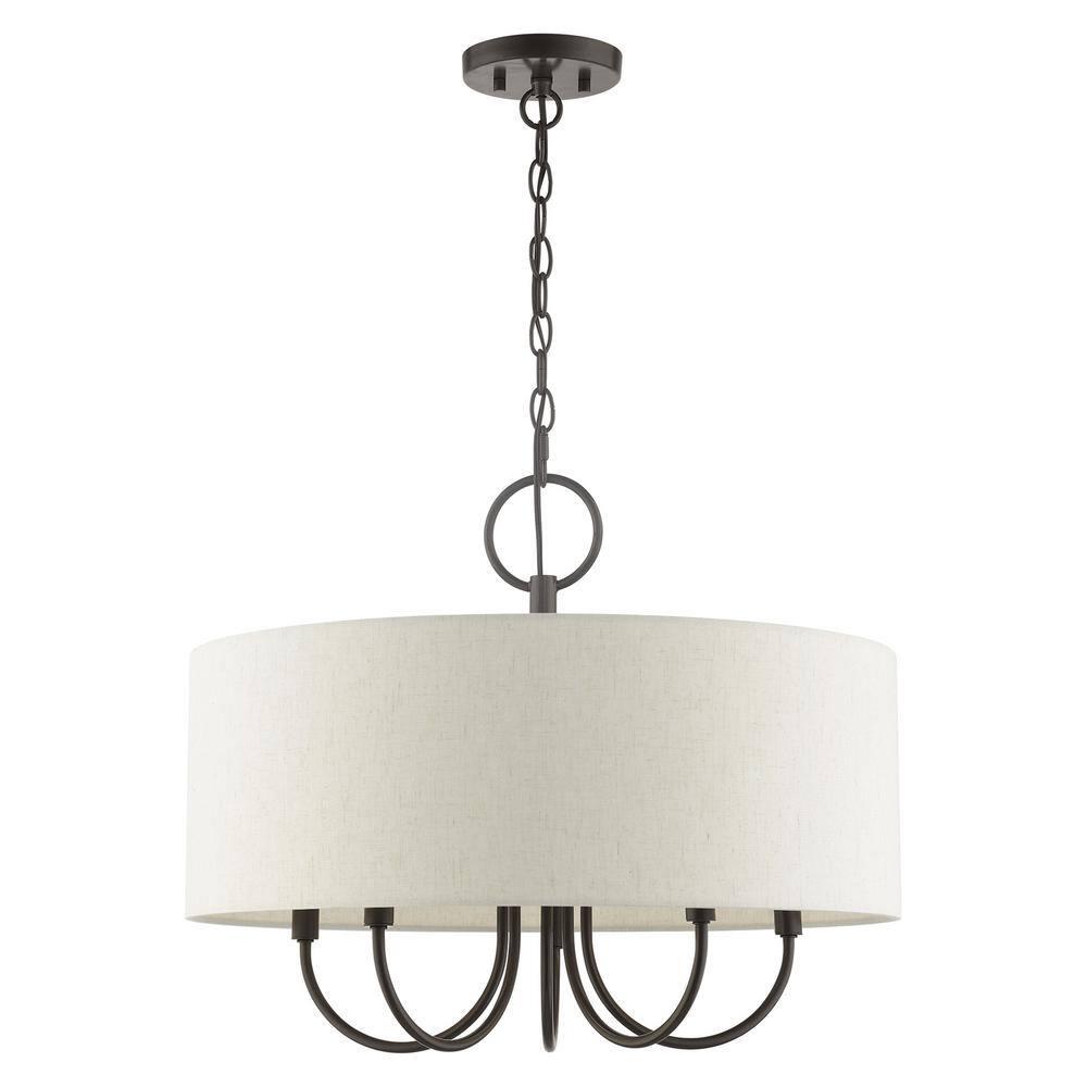 Livex Lighting Blossom 5 - Light Pendant in  English Bronze