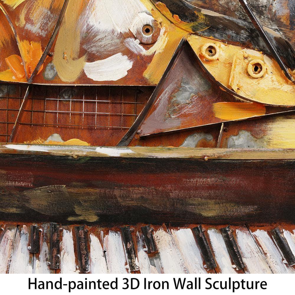 Empire Art Direct Magic Keys Hand Painted 3D Metal Wall Art, 32" x 32" x 3", Ready to Hang