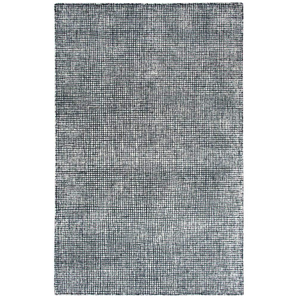 Alora Decor Storm 3' x 5' Tweed Black/Beige Hand-Tufted Area Rug