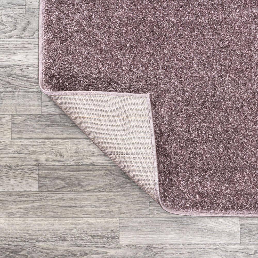 8'x10' Haze Solid Low-Pile, Light Purple - JONATHAN Y