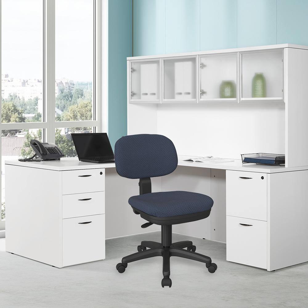 Basic Task Chair in Interlink Ink Blue fabric, SC117-104