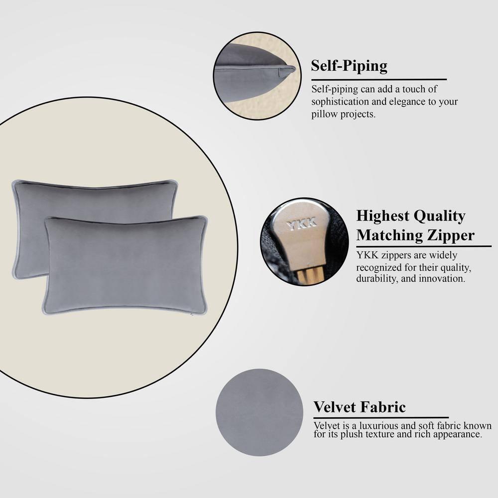 A1 Home Collections LLC Velvet Pillow Cover (Set of 2)