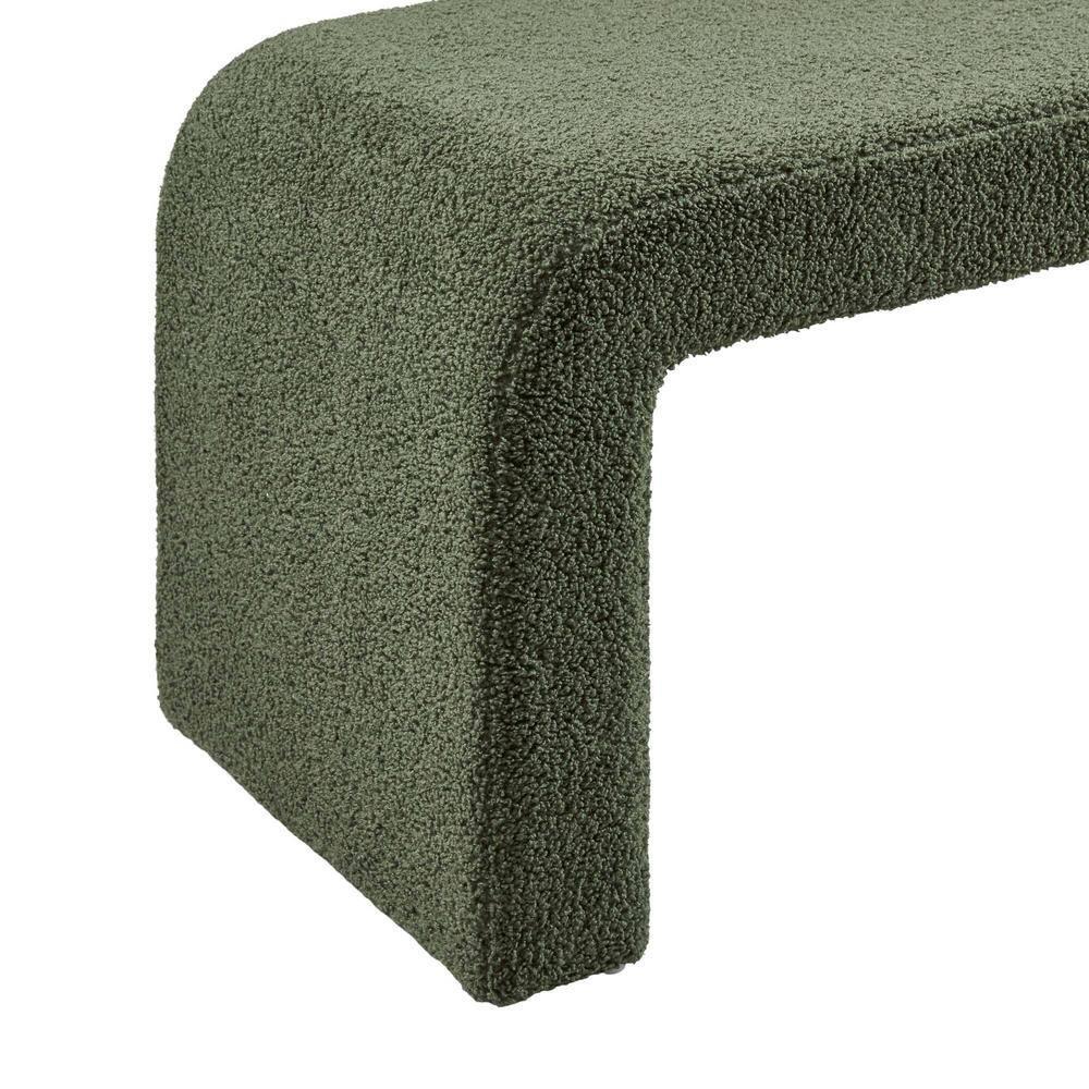 Everly Quinn Steve Boucle Waterfall Bench
