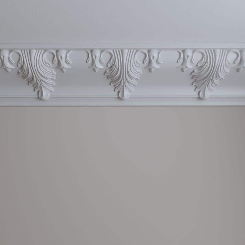 Ekena Millwork SAMPLE - Endurathane Alexandria Crown Moulding, 8 3/4"H x 7"P x 11 1/4"F x 12"L, Factory Primed