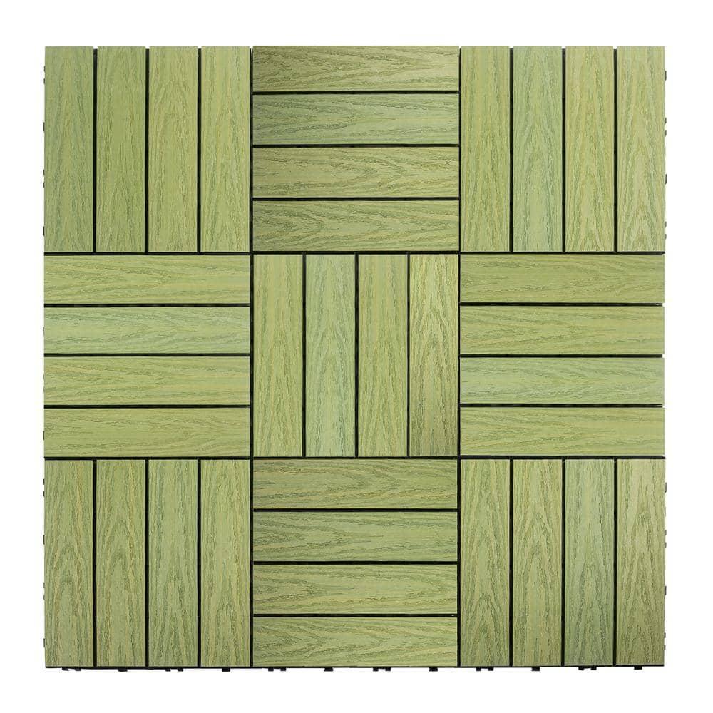 UltraShield Naturale Composite 12" x 12" Interlocking Deck Tile