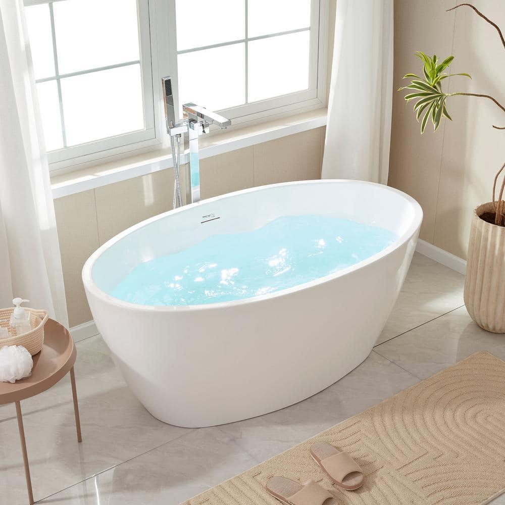 Freestanding Soaking Acrylic Bathtub