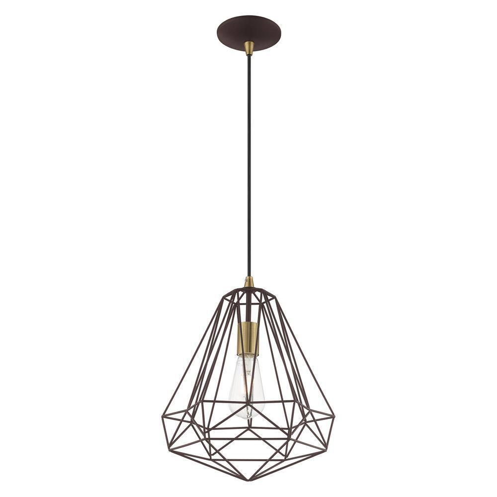 Livex Lighting Knox 1 - Light Pendant in  Bronze