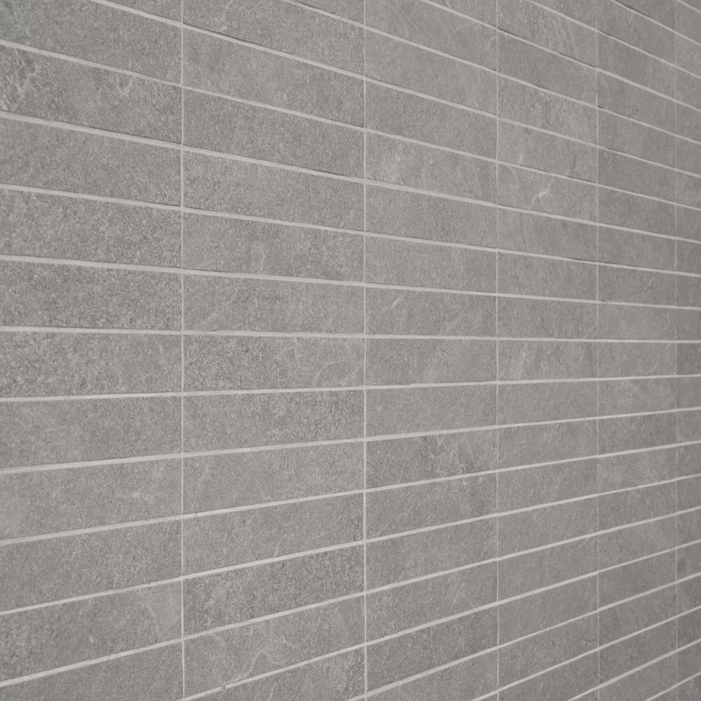 Monolith 11.81 In. X 11.81 In. Stacked Matte Porcelain Mosaic Floor And Wall Tile (0.96 Sq. Ft. / Each)