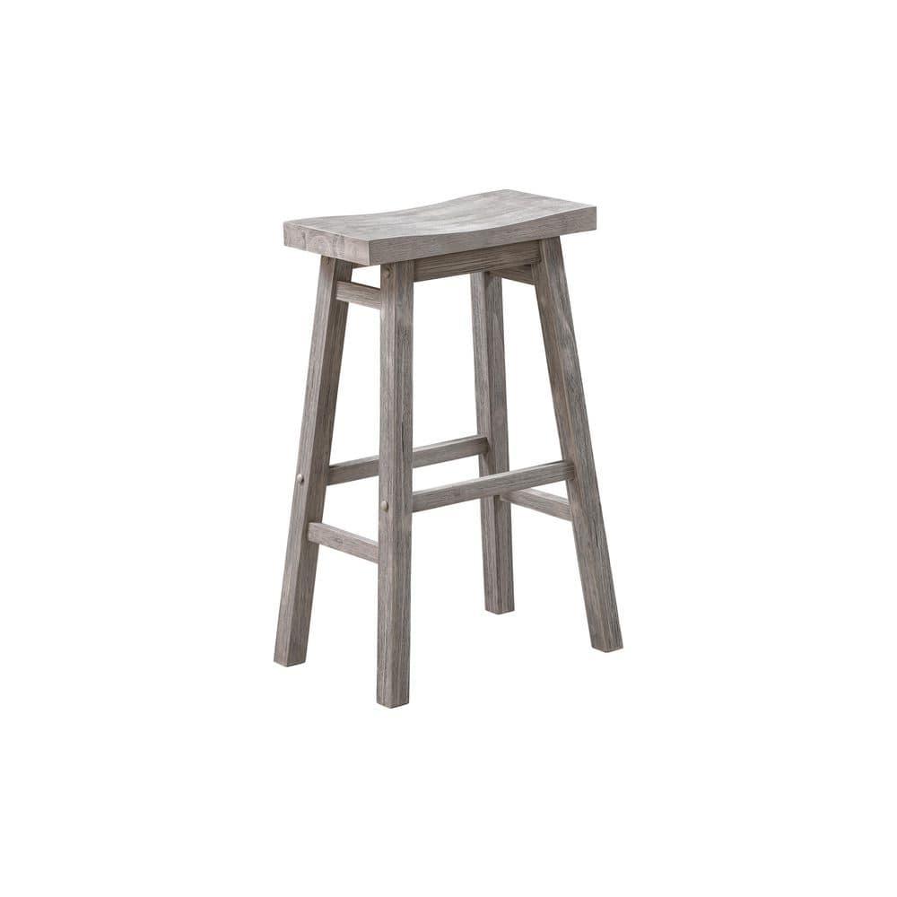 29" Sonoma Saddle Barstool Storm Gray - Boraam