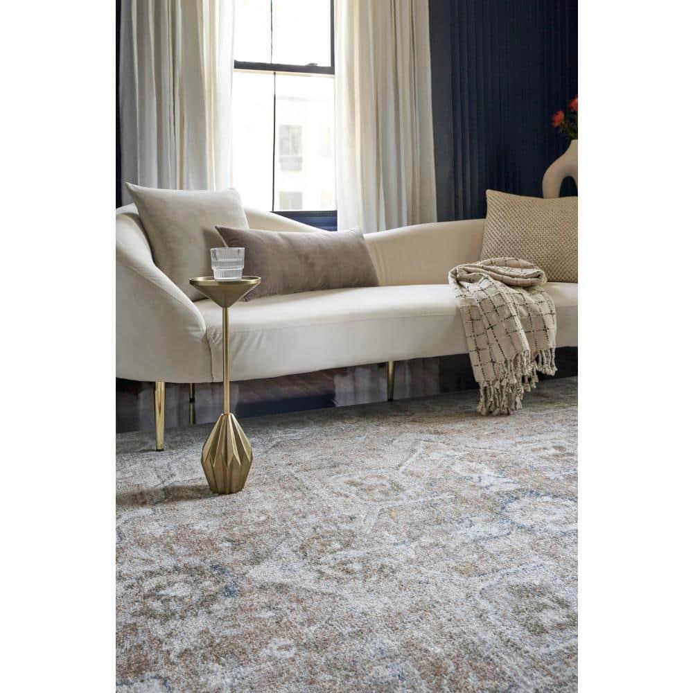 Nourison Astra Machine Washable Vintage Medallion Indoor Rug Gold/Multicolor 9' x 12'
