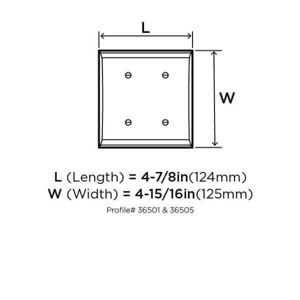 Candler 2-Gang Toggle Light Switch Wall Plate