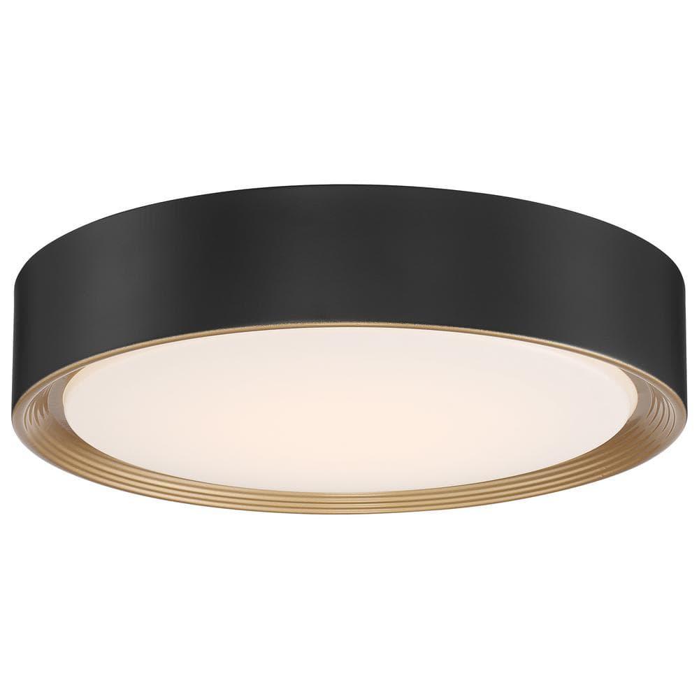 Access Lighting Malaga 1 - Light Flush Mount in  Matte Black