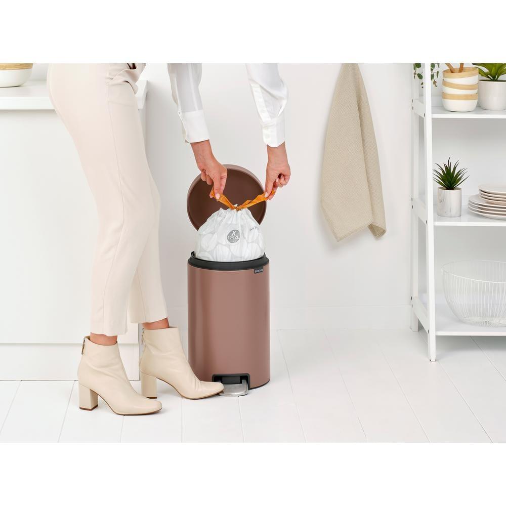 Brabantia Newicon Step On Trash Can, 3.2 Gallon (12 Liter)