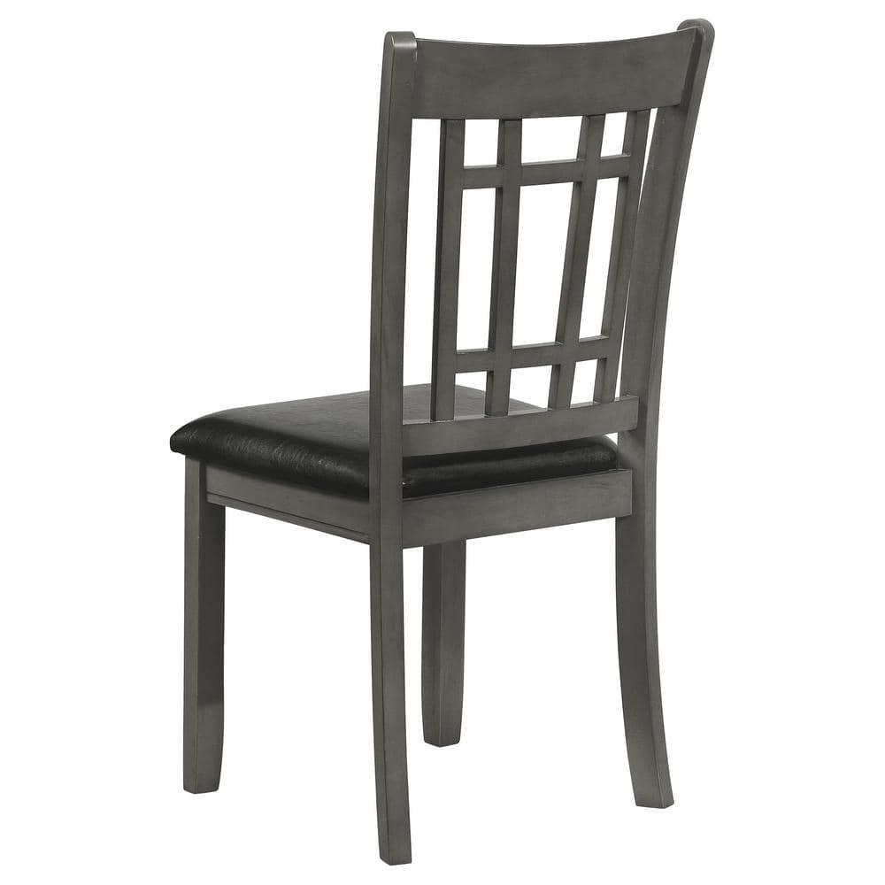 Damian 5-Piece Dining Set Medium Grey