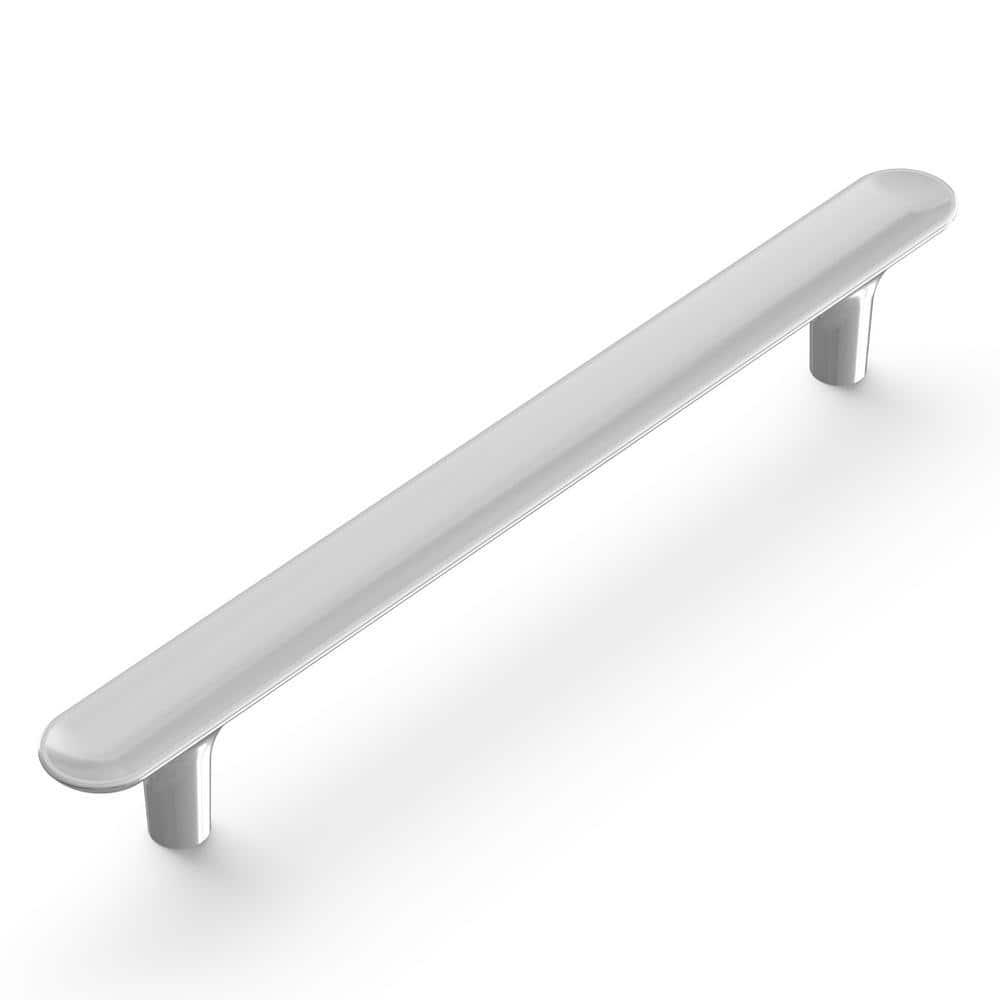 Maven Collection Pull 6-5/16 in. (160mm) Center to Center Chrome Finish Modern Zinc Bar Pull (1-Pack )