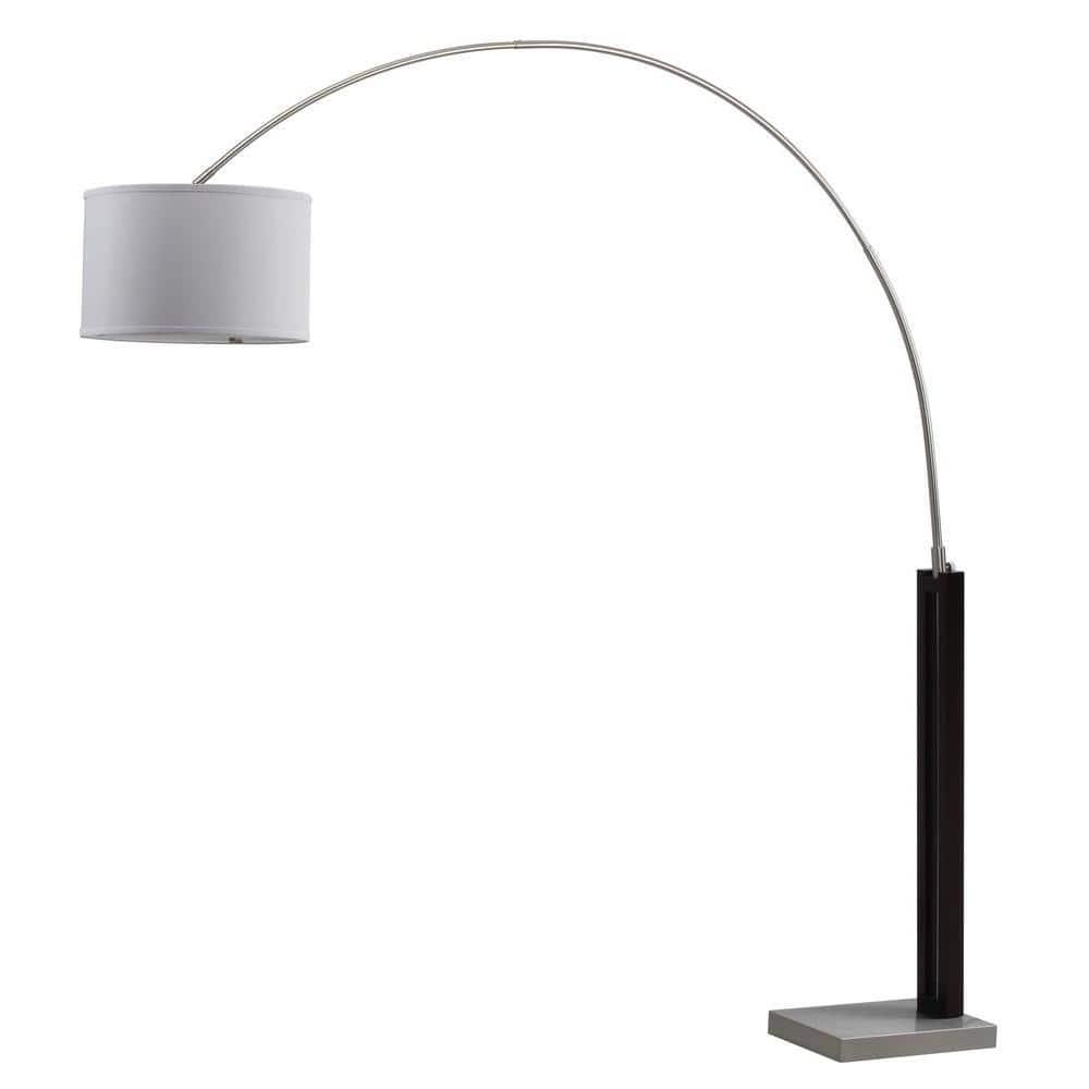 Safavieh Cosmos 83 in. H Modern Glam Arc Floor Lamp, Black/Nickel