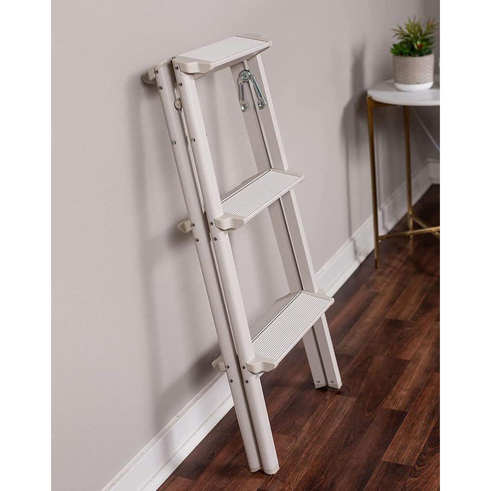 BirdRock Home 3 - Step Steel Lightweight Folding Step Ladder